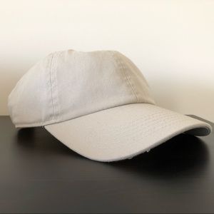 Woman’s Cream Adjustable Baseball Hat (OS)